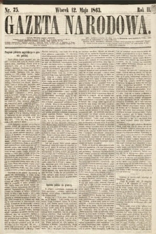 Gazeta Narodowa. 1863, nr 75