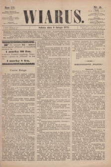 Wiarus. R.3, nr 14 (6 lutego 1875)