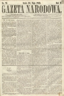 Gazeta Narodowa. 1863, nr 81