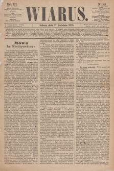 Wiarus. R.3, nr 43 (17 kwietnia 1875)