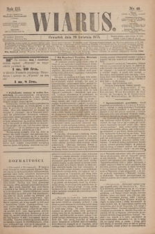 Wiarus. R.3, nr 48 (29 kwietnia 1875)