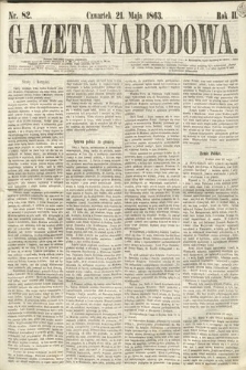 Gazeta Narodowa. 1863, nr 82