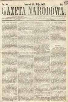 Gazeta Narodowa. 1863, nr 88
