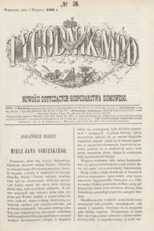 Tygodnik Mód i Nowości Dotyczących Gospodarstwa Domowego. 1863, № 36 (5 września) + dod. + wkładka