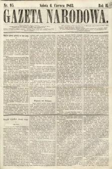 Gazeta Narodowa. 1863, nr 95