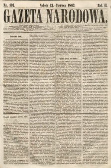 Gazeta Narodowa. 1863, nr 101