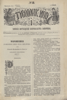 Tygodnik Mód i Nowości Dotyczących Gospodarstwa Domowego. 1866, № 35 (1 września) + wkładka