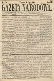 Gazeta Narodowa. 1863, nr 120