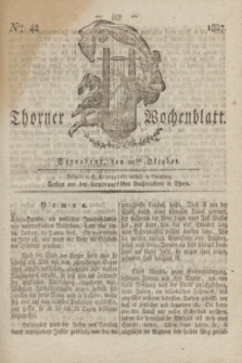 Thorner Wochenblatt. 1827, Nro. 42 (20 Oktober) + dod.