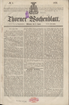 Thorner Wochenblatt. 1859, № 1 (5 Januar)