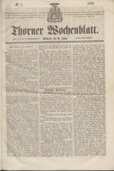 Thorner Wochenblatt. 1859, № 5 (19 Januar)