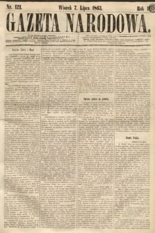 Gazeta Narodowa. 1863, nr 121