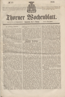 Thorner Wochenblatt. 1859, № 10 (5 Februar)
