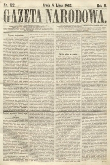 Gazeta Narodowa. 1863, nr 122