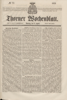 Thorner Wochenblatt. 1859, № 73 (9 August)