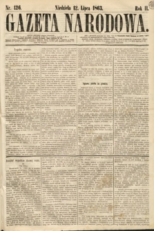 Gazeta Narodowa. 1863, nr 126