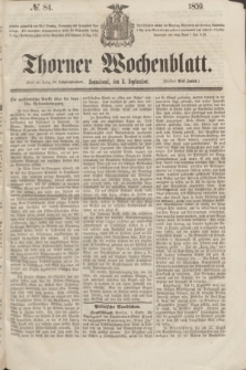 Thorner Wochenblatt. 1859, № 84 (3 September)