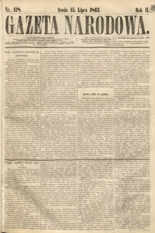 Gazeta Narodowa. 1863, nr 128