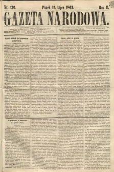 Gazeta Narodowa. 1863, nr 130