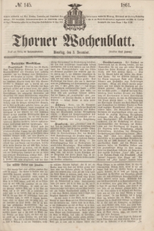 Thorner Wochenblatt. 1861, № 145 (3 December)