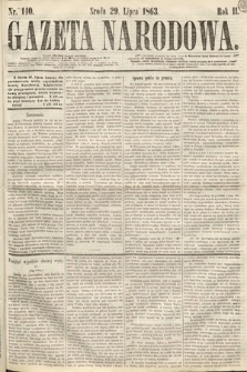 Gazeta Narodowa. 1863, nr 140