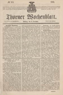 Thorner Wochenblatt. 1861, № 151 (17 December)