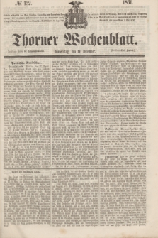 Thorner Wochenblatt. 1861, № 152 (19 December)