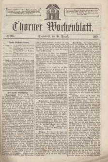Thorner Wochenblatt. 1862, № 102 (30 August)