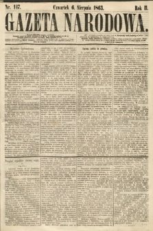 Gazeta Narodowa. 1863, nr 147