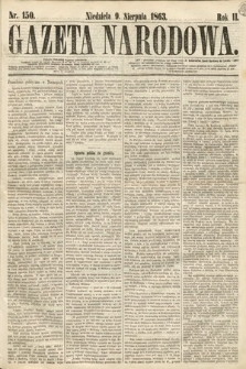Gazeta Narodowa. 1863, nr 150