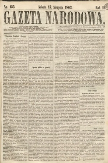 Gazeta Narodowa. 1863, nr 155