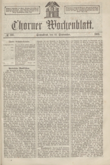 Thorner Wochenblatt. 1863, № 108 (12 September)