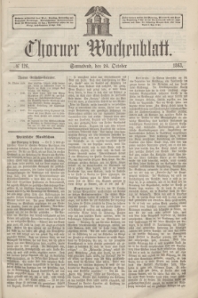 Thorner Wochenblatt. 1863, № 126 (24 October) + dod.