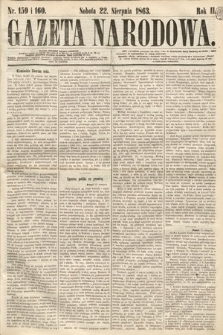 Gazeta Narodowa. 1863, nr 159 i 160