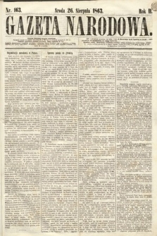 Gazeta Narodowa. 1863, nr 163