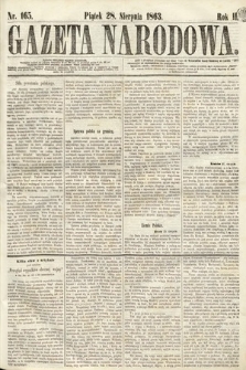 Gazeta Narodowa. 1863, nr 165