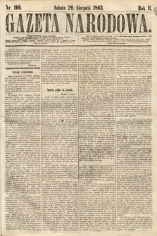Gazeta Narodowa. 1863, nr 166