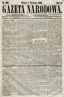 Gazeta Narodowa. 1863, nr 168