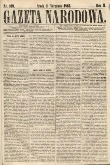 Gazeta Narodowa. 1863, nr 169