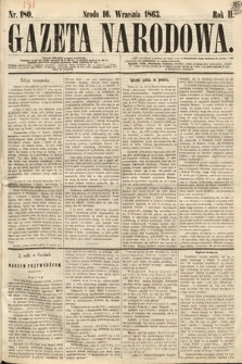 Gazeta Narodowa. 1863, nr 181