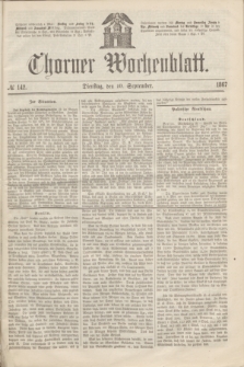 Thorner Wochenblatt. 1867, № 142 (10 September)