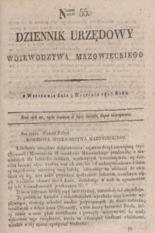 Dziennik Urzędowy Woiewodztwa Mazowieckiego. 1817, nr 55 (3 września)