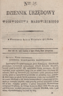 Dziennik Urzędowy Woiewodztwa Mazowieckiego. 1817, nr 57 (10 września)
