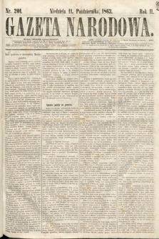 Gazeta Narodowa. 1863, nr 201