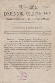 Dziennik Urzędowy Województwa Mazowieckiego. 1825, nr 462 (3 stycznia) + dod.
