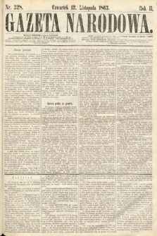 Gazeta Narodowa. 1863, nr 228