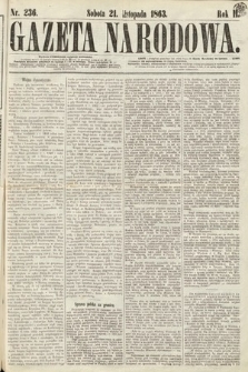 Gazeta Narodowa. 1863, nr 236