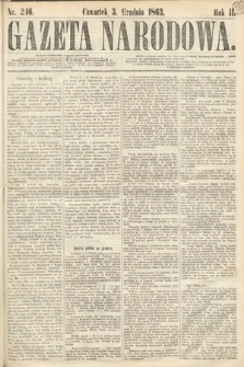 Gazeta Narodowa. 1863, nr 246