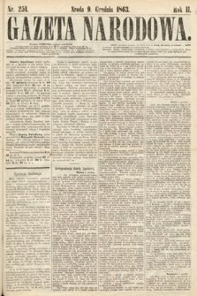 Gazeta Narodowa. 1863, nr 251