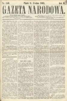 Gazeta Narodowa. 1863, nr 253